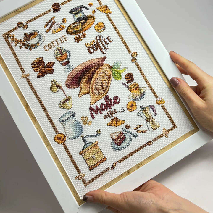 Cross-stitch kit M-495C "Delicious stories"