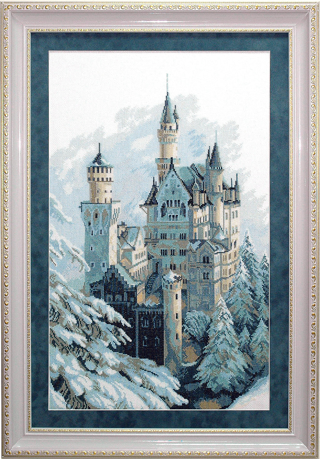 Cross-stitch kit M-98C (A-151) "Winter castle"