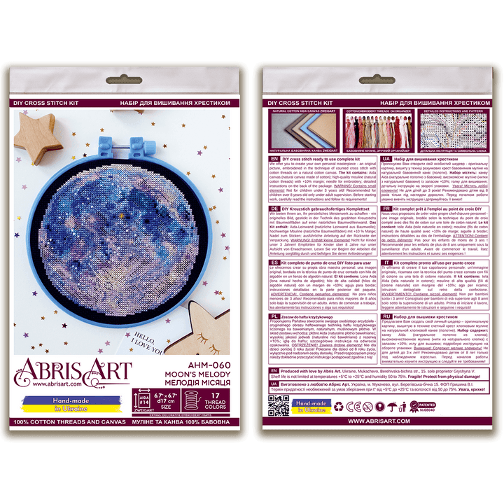 Cross stitch kit Moon's melody AHM-060
