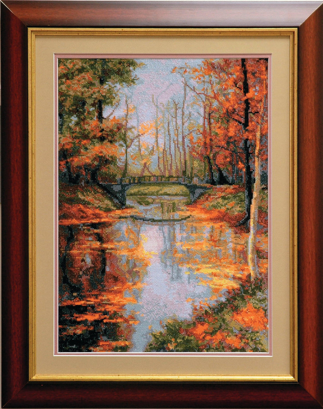 Cross-stitch kit No562C "Gold autumn"