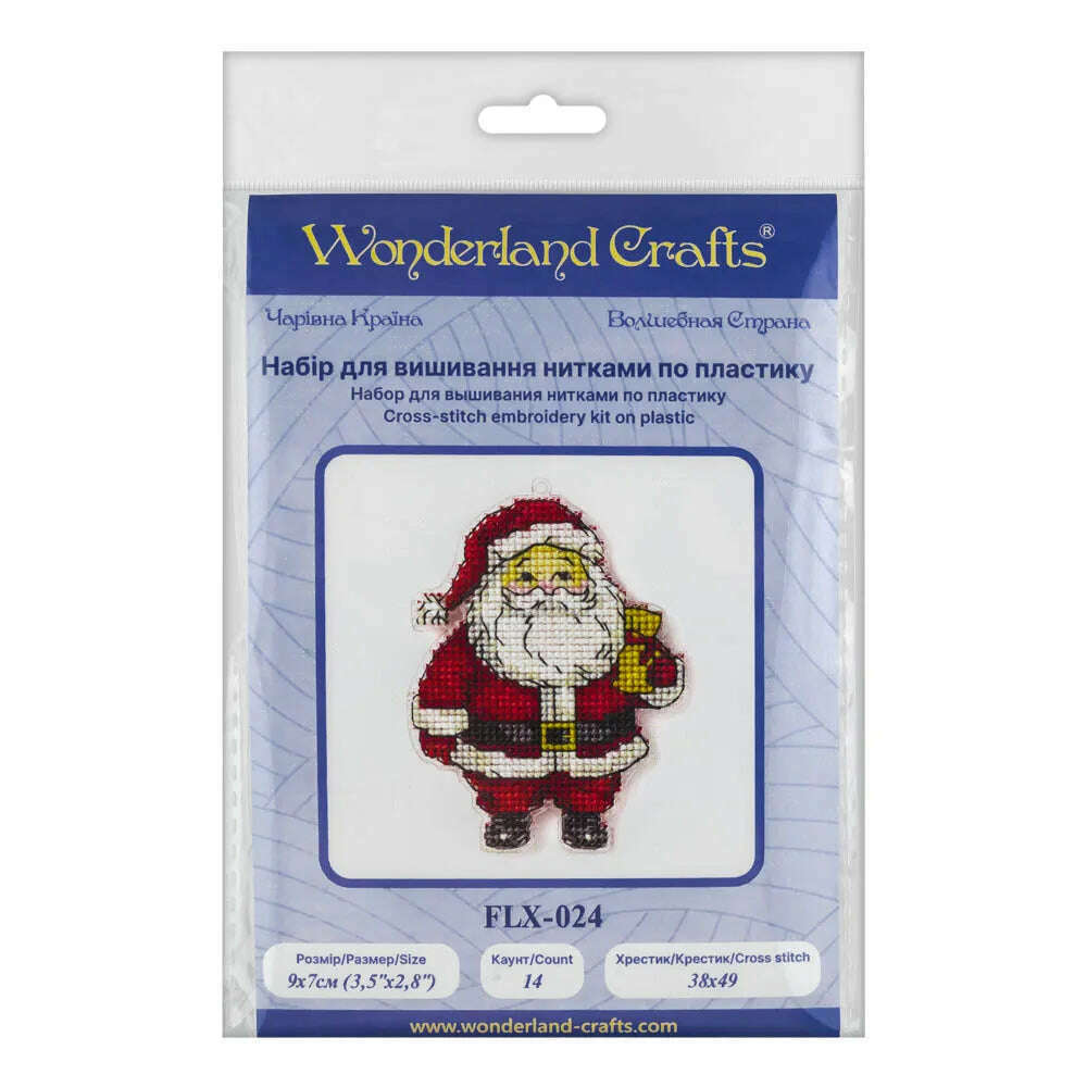Cross-stitch kit on a plastic base FLX-024