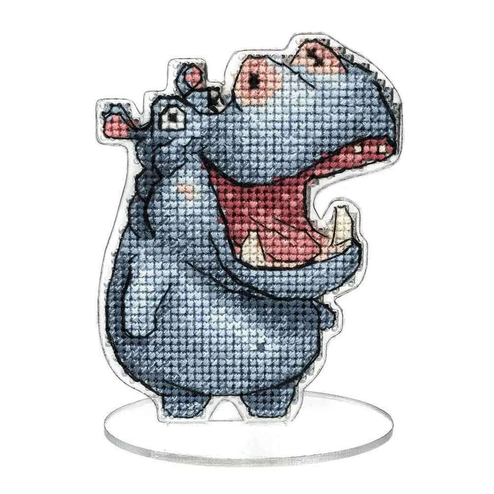 Cross-stitch kit on a plastic base FLX-026