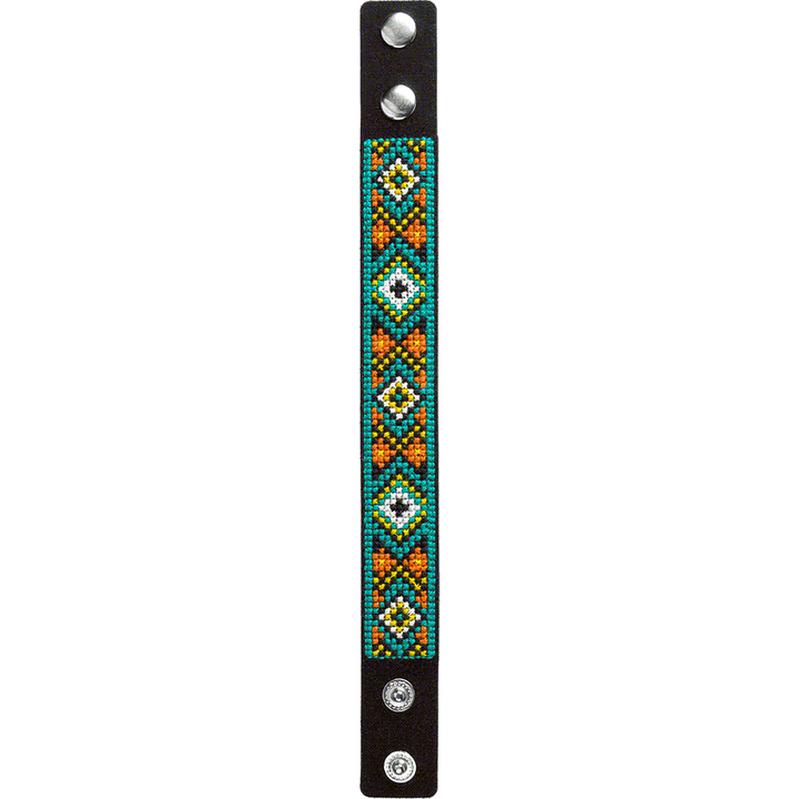 Cross-stitch kit on artificial leather FLHL-027