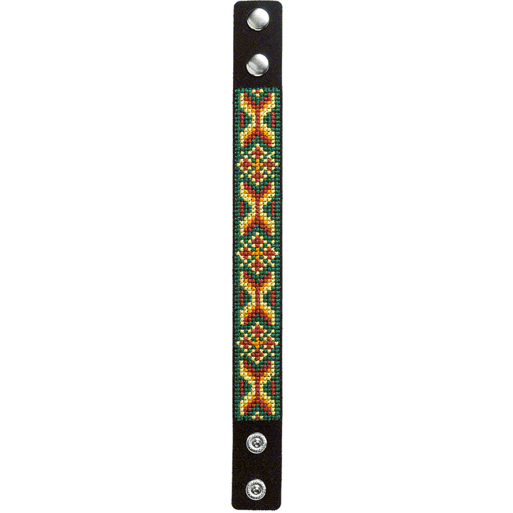 Cross-stitch kit on artificial leather FLHL-030