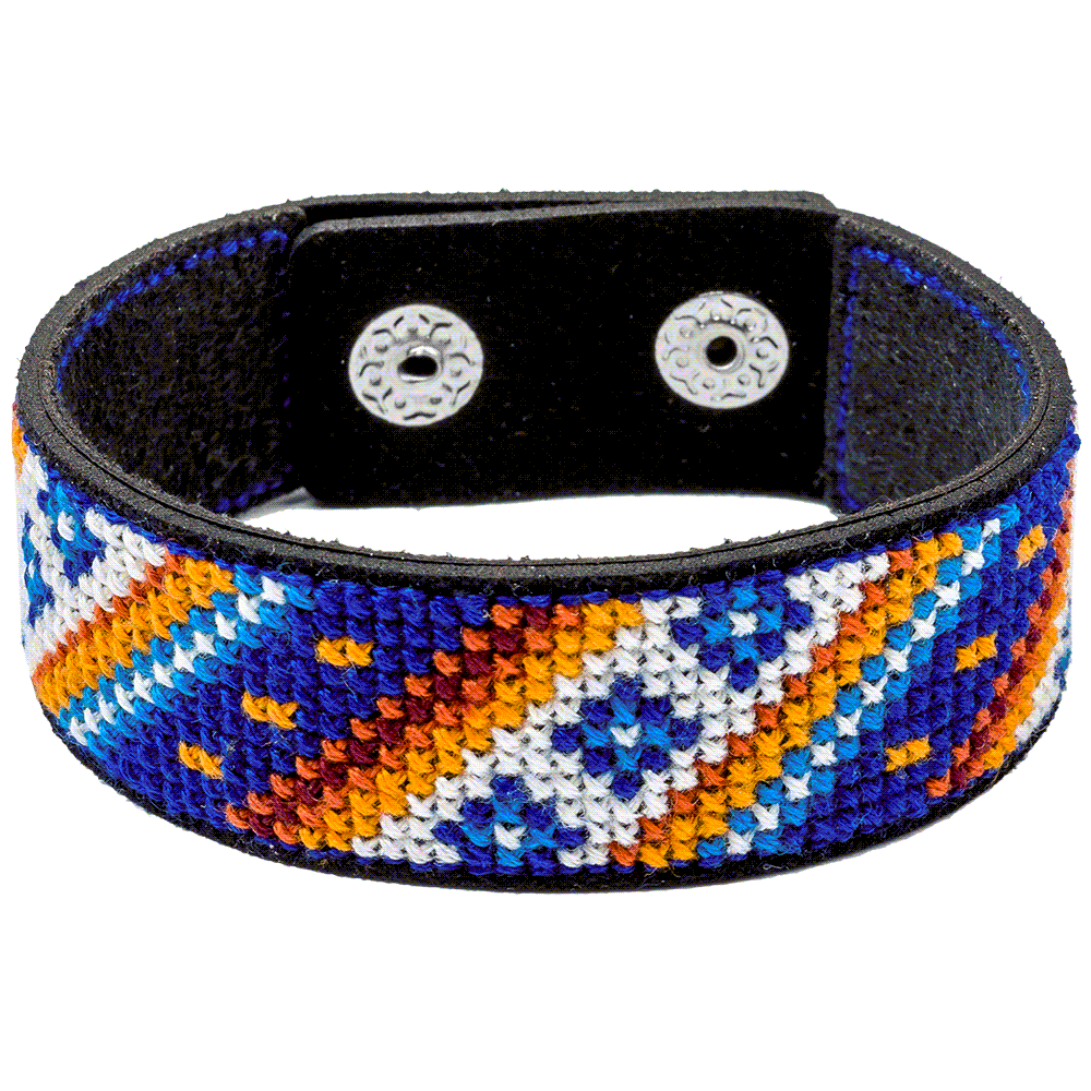 Cross-stitch kit on artificial leather FLHL-039