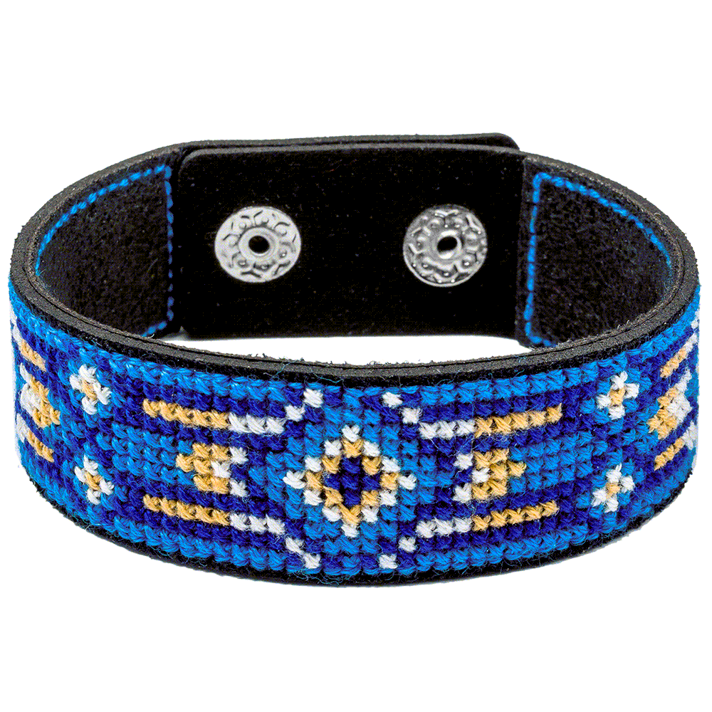 Cross-stitch kit on artificial leather FLHL-040