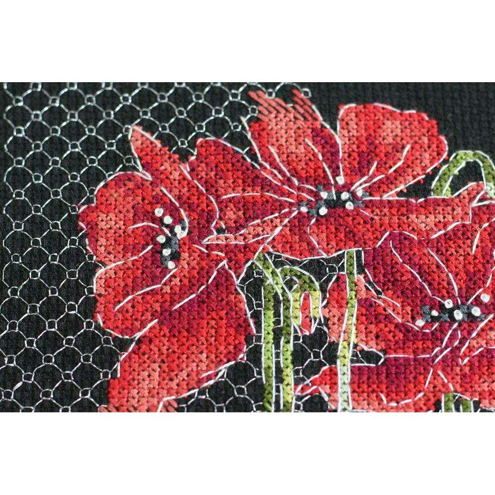 Cross-stitch kit Poppies AH-138