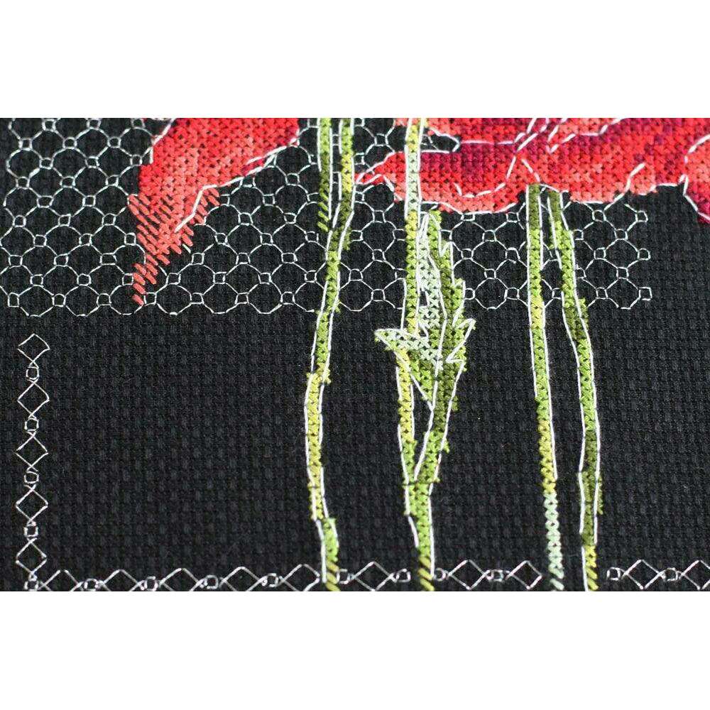 Cross-stitch kit Poppies AH-138