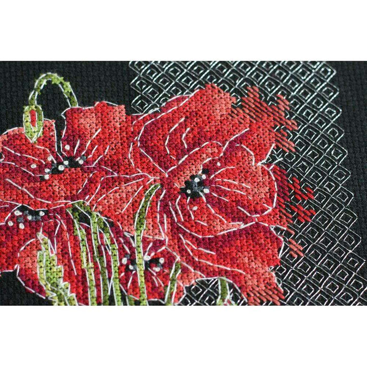 Cross-stitch kit Poppies AH-138