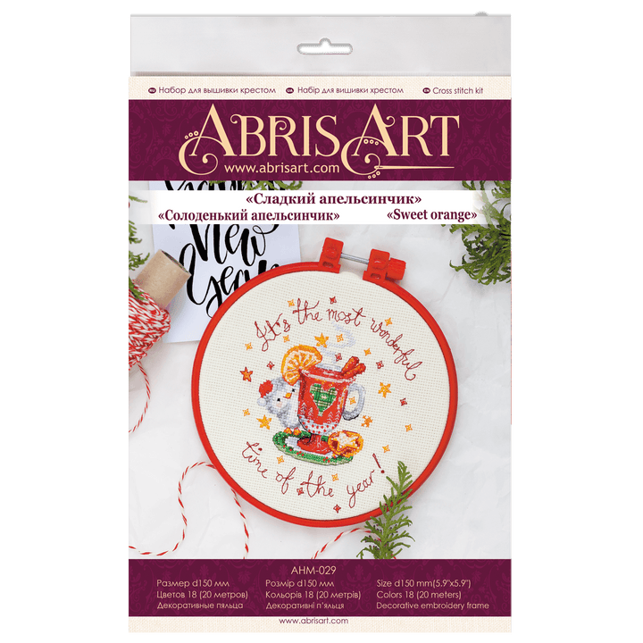 Cross stitch kit Sweet orange AHM-029