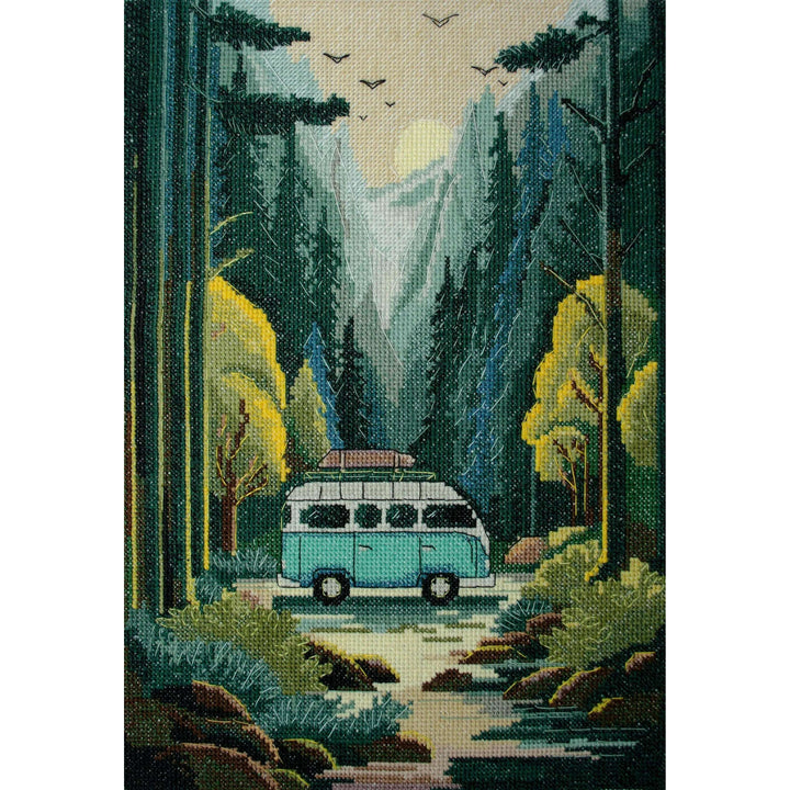 Cross-stitch kit Thirst for adventure AH-198