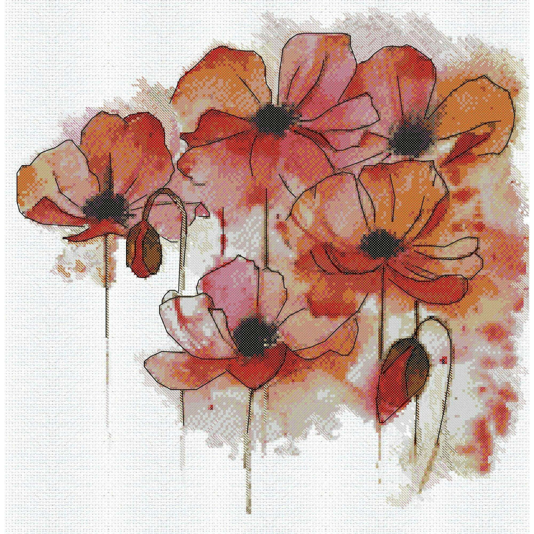 Cross-stitch kit Watercolor fantasy AH-178
