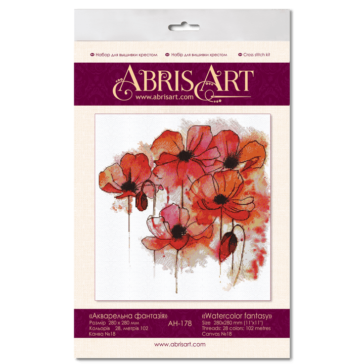 Cross-stitch kit Watercolor fantasy AH-178