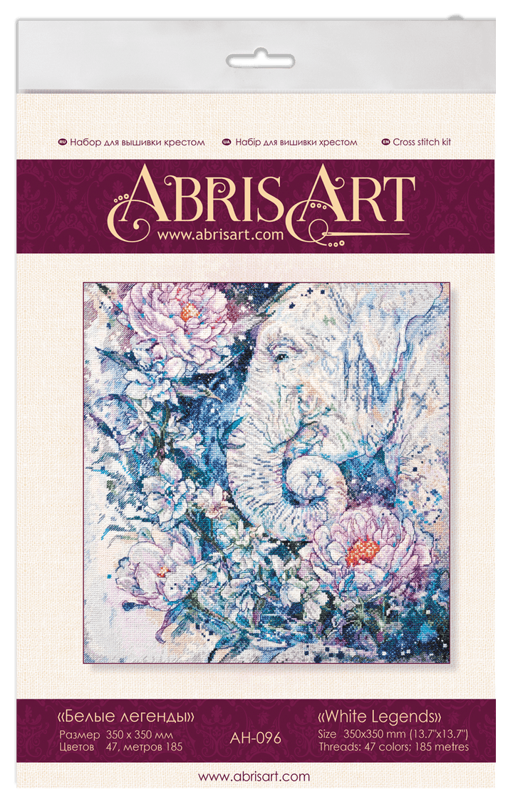 Cross-stitch kit White Legends AH-096