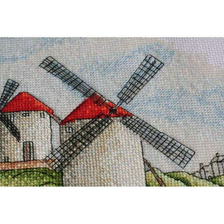 Cross-stitch kit Windmills AH-111