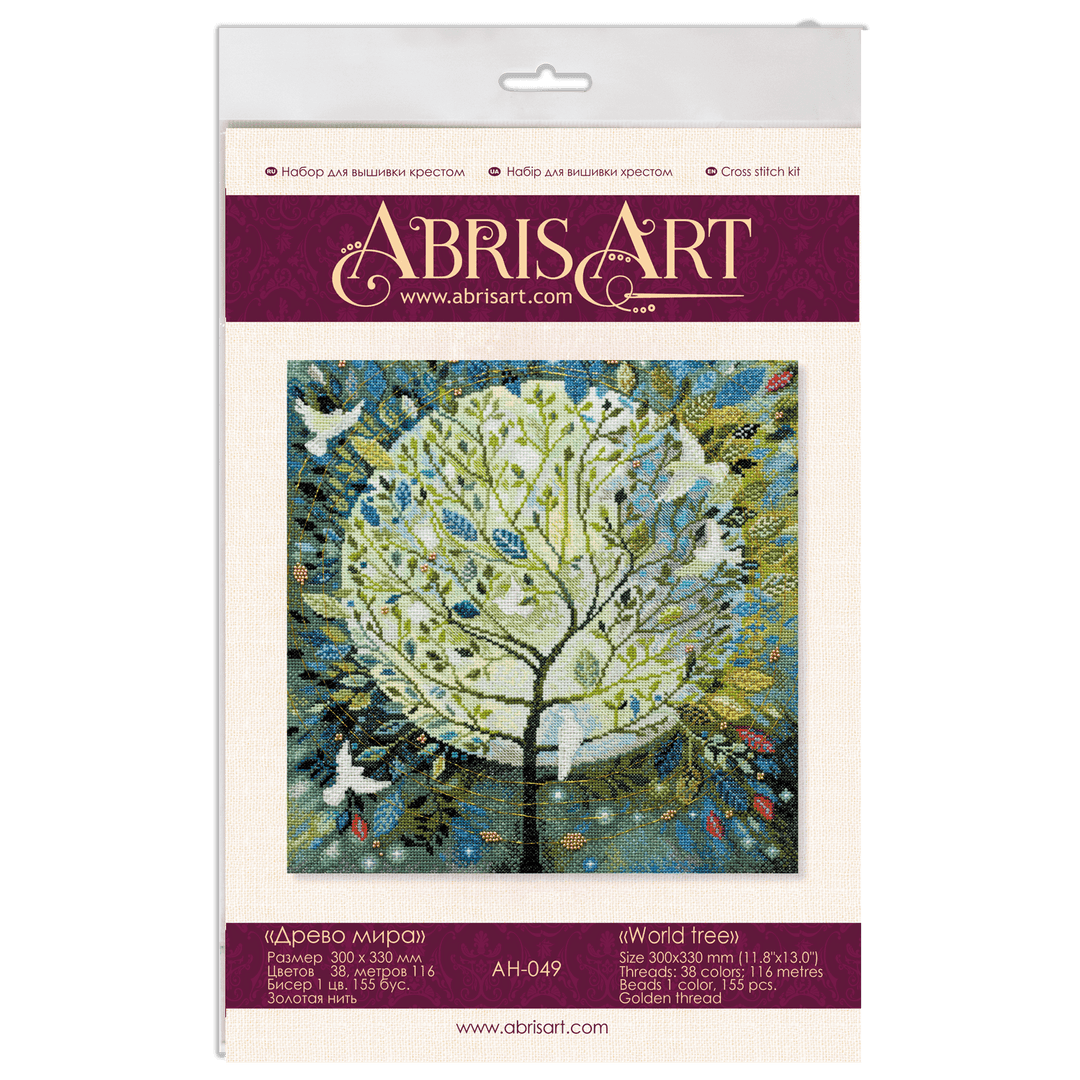 Cross-stitch kit World tree AH-049