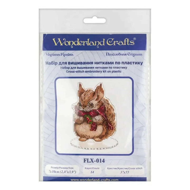 Cross-stitch kits on a plastic base FLX-014