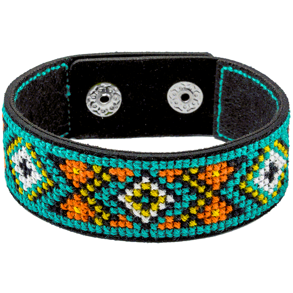 Cross-stitch kit on artificial leather FLHL-027