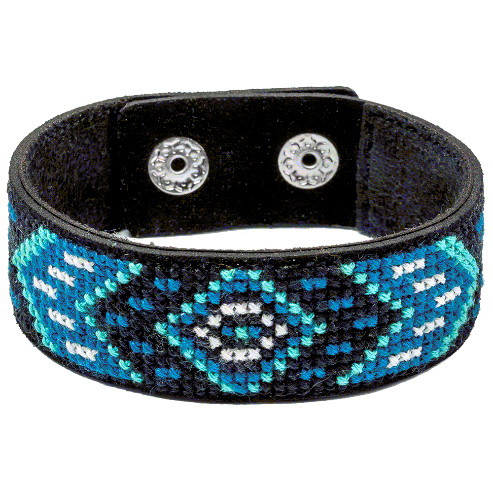 Cross-stitch kit on artificial leather FLHL-029