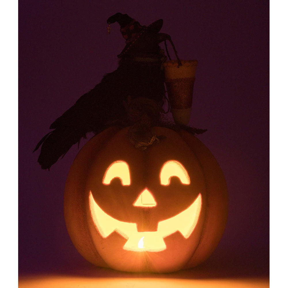 Crow with Pumpkin Tabletop by Katherine's Collection image 1