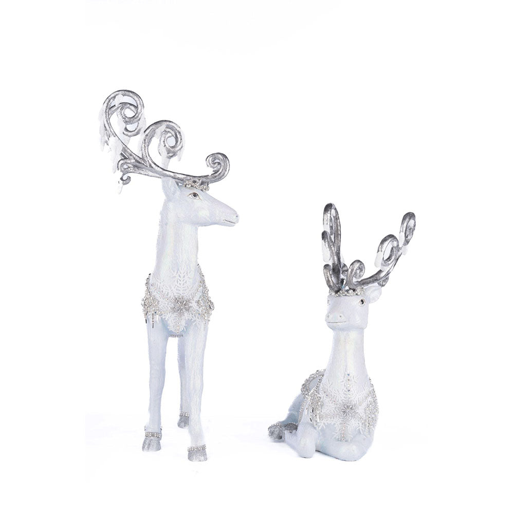 Crystal Christmas Deer Assortment of 2 by Katherine's Collection image 2