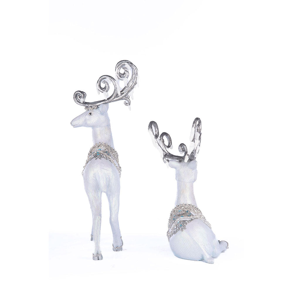 Crystal Christmas Deer Assortment of 2 by Katherine's Collection image 3