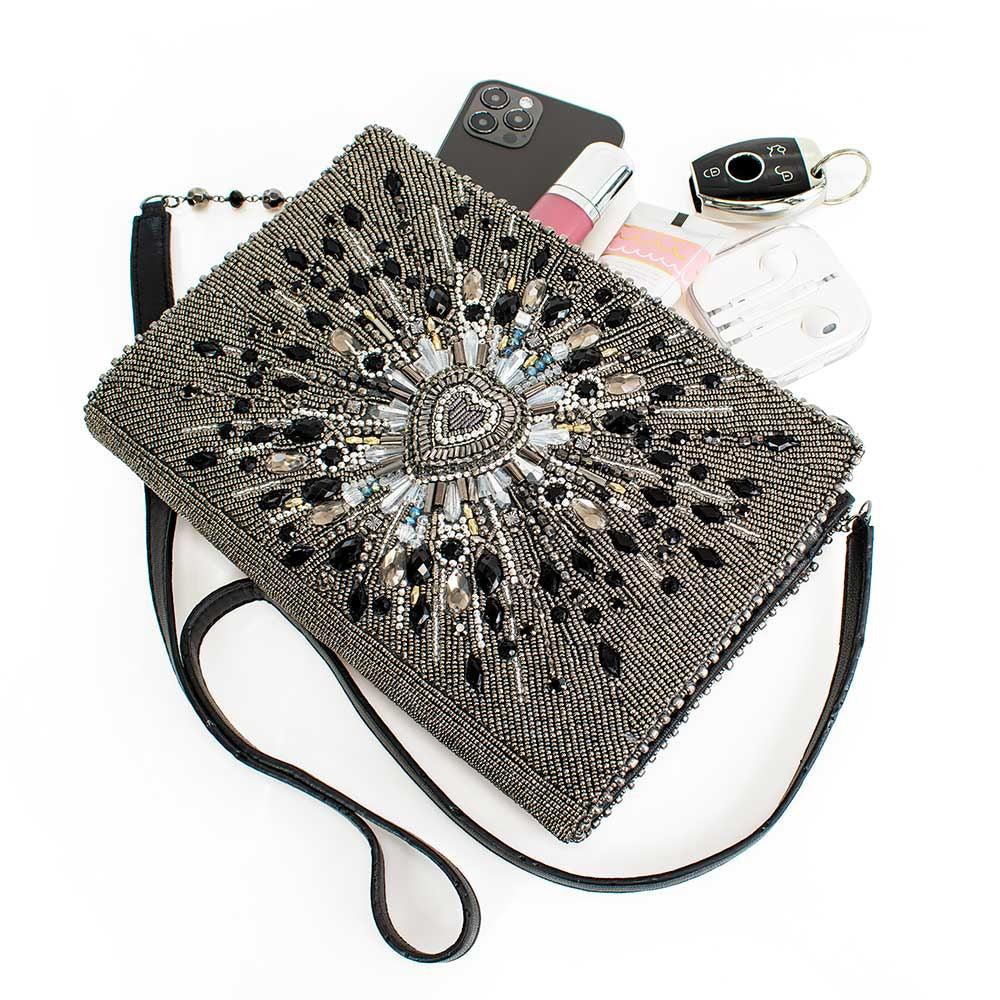 Crystal Reflection Crossbody Handbag by Mary Frances image 7