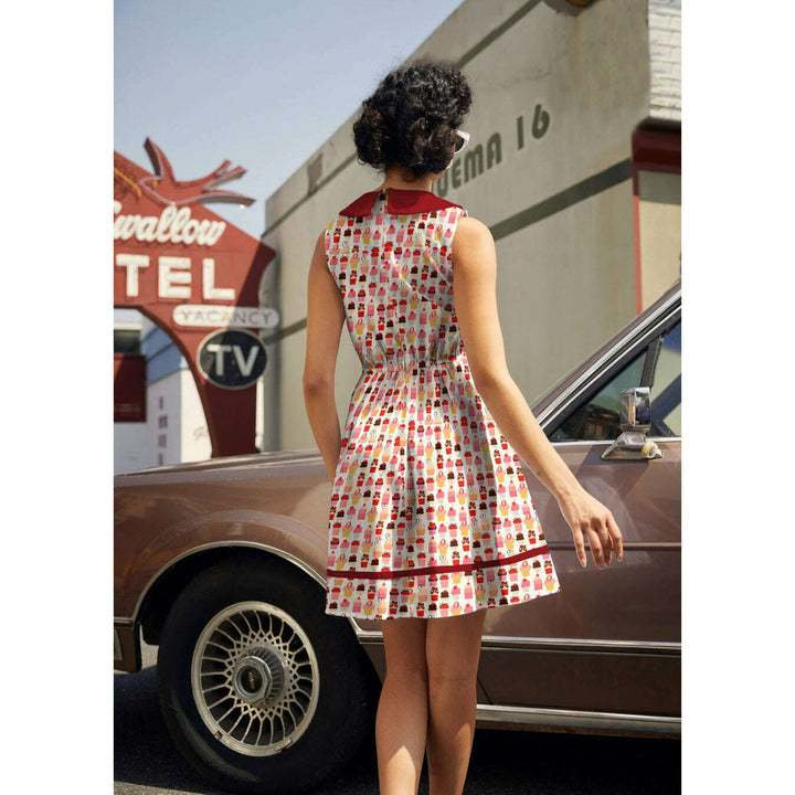 Cupcake Collared Dress