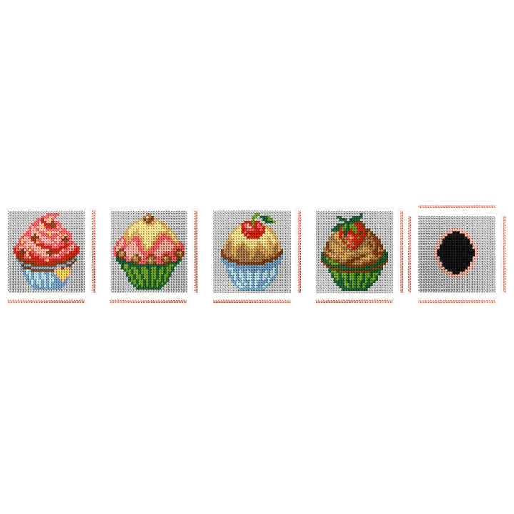 Cupcakes 162CS Counted Cross-Stitch Kit