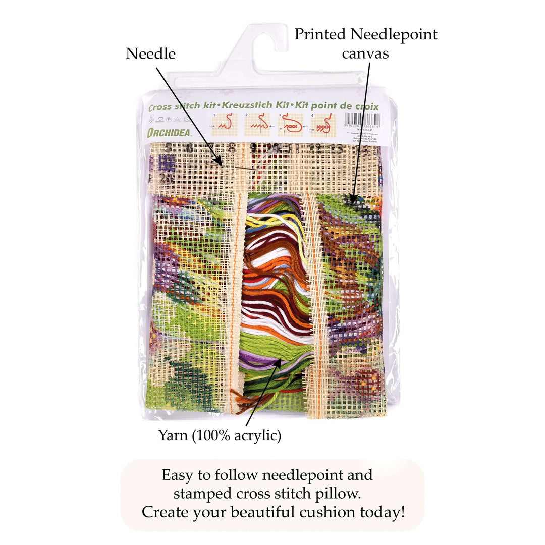 Cushion cross stitch kit  "Cat" 99035
