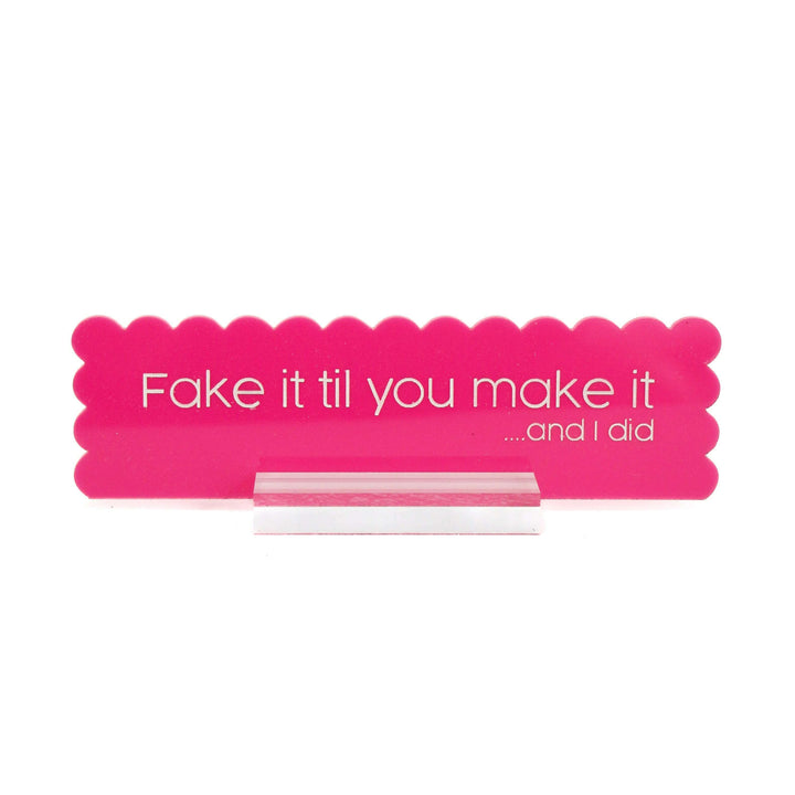 Custom Acrylic Desk Name Plate