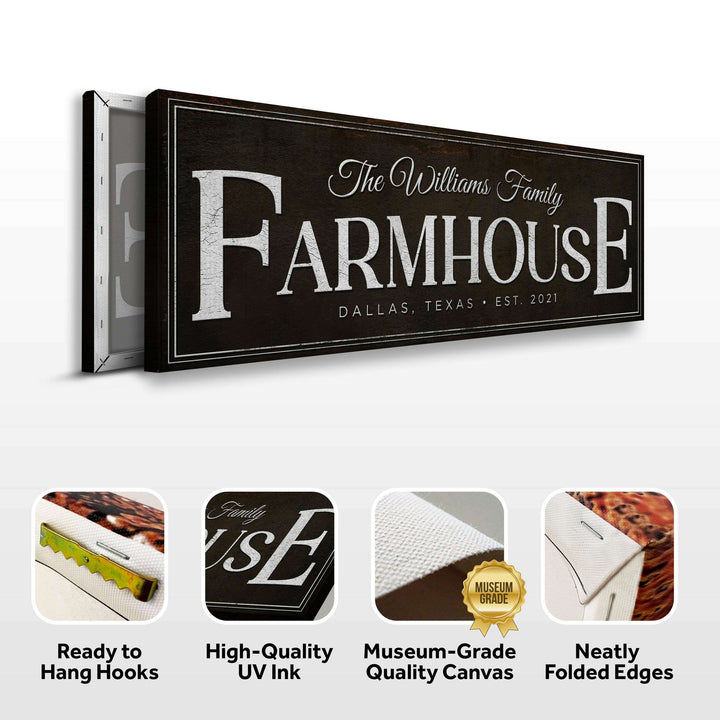 Custom Vintage Rust Farmhouse Sign III