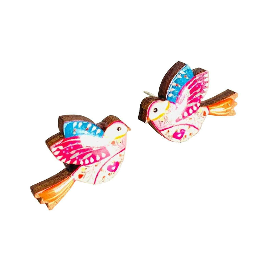 Cute Bird Stud Earrings by Rosie Rose Parker - Quirks!