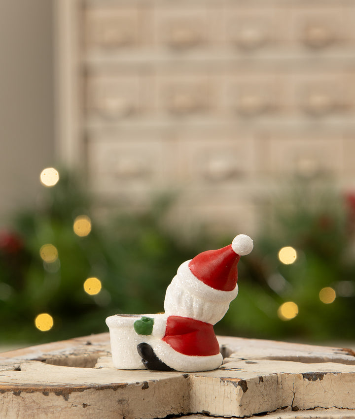 Santa Taper Candle Holder by Bethany Lowe Designs, image 3