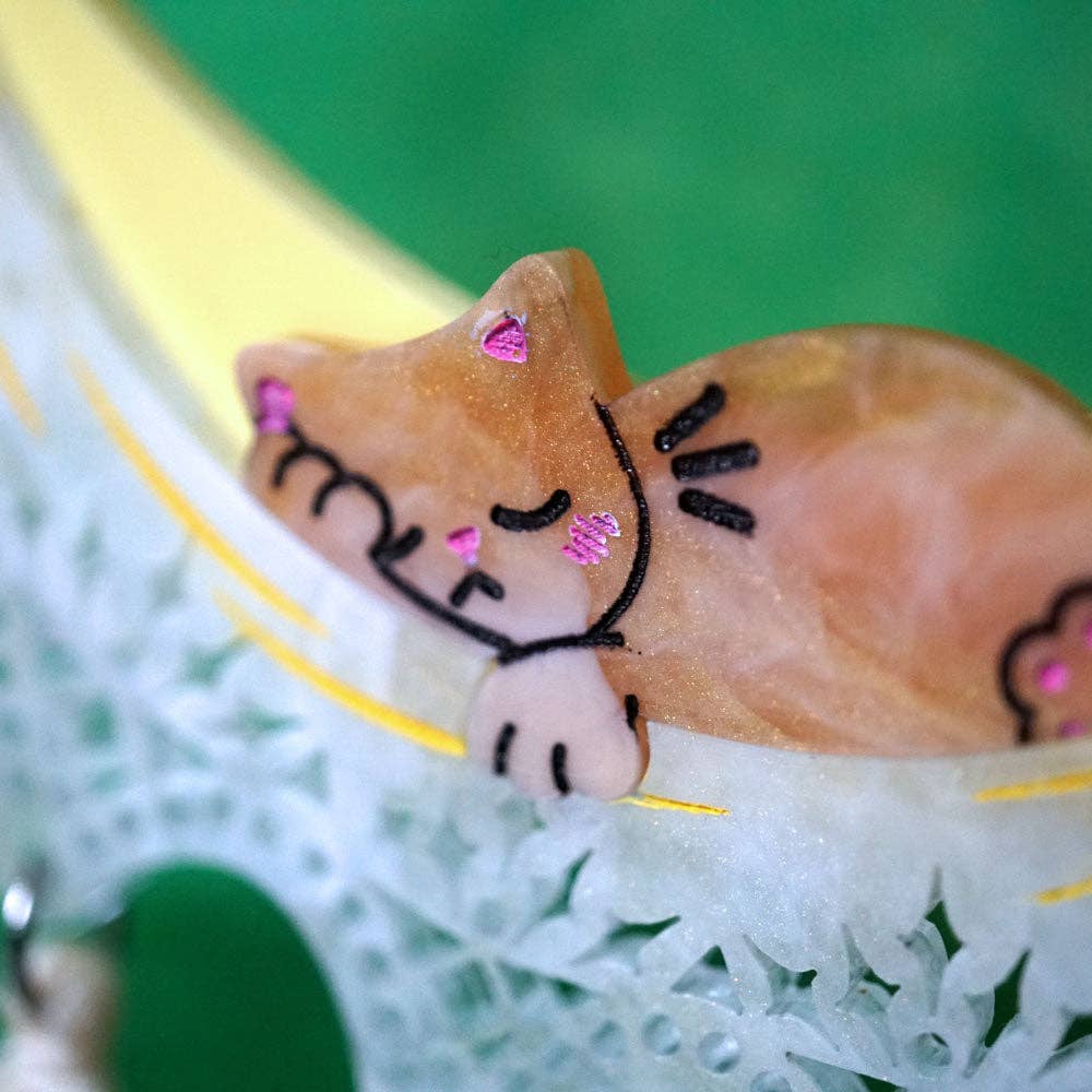 Chill Cat Hammock Necklace