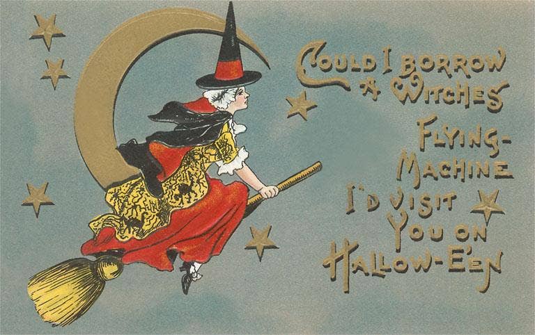 Lot of 13 Vintage Halloween Postcard Reproductions