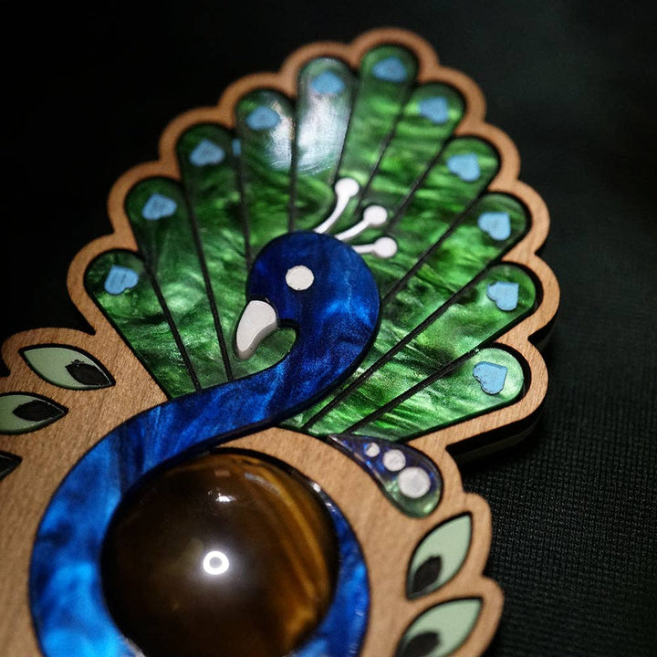 Peacock Brooch