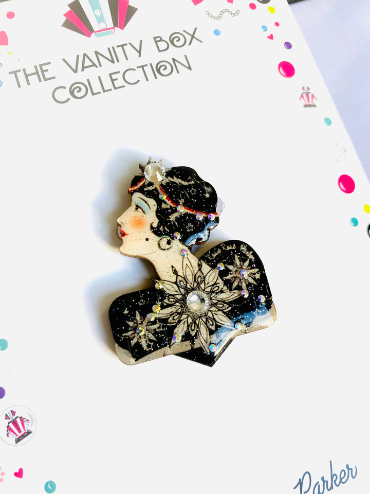 You are a Star Art Deco Brooch by Rosie Rose Parker