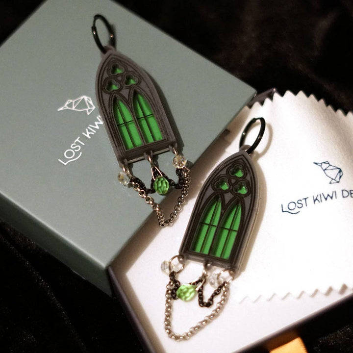 Chandelier Window Earrings