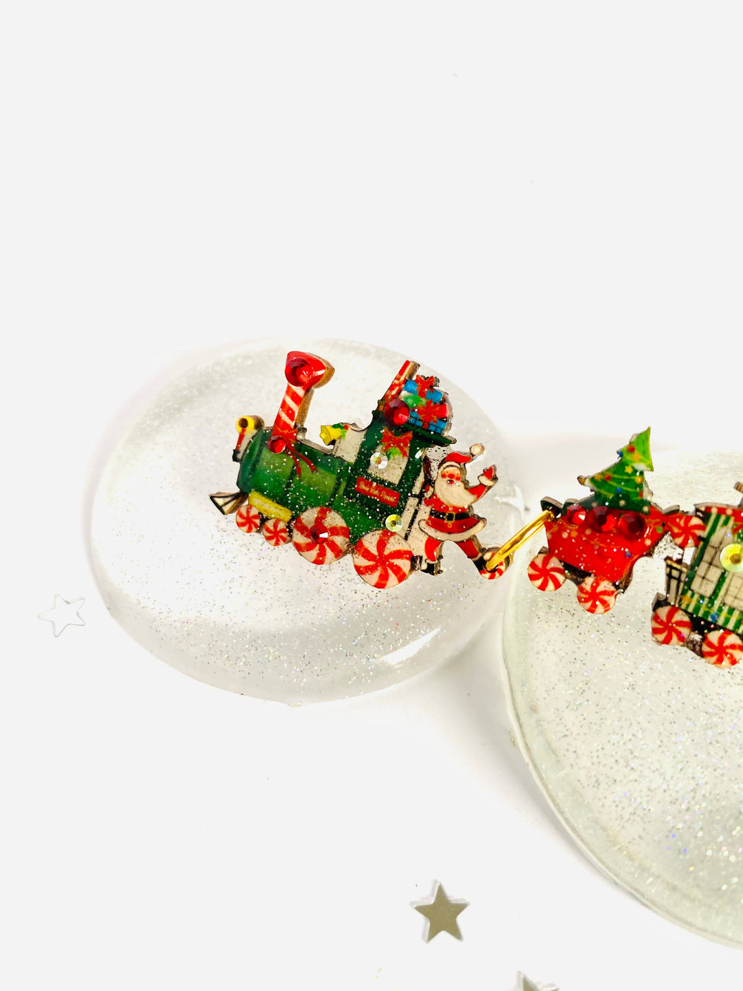 Christmas Train Brooch by Rosie Rose Parker