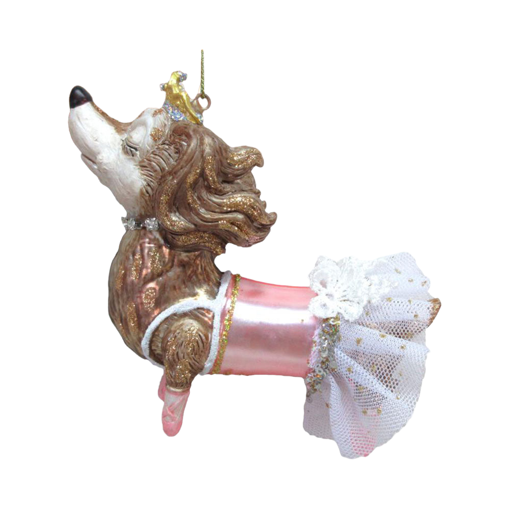 Dachshund Princess Ornament by December Diamonds