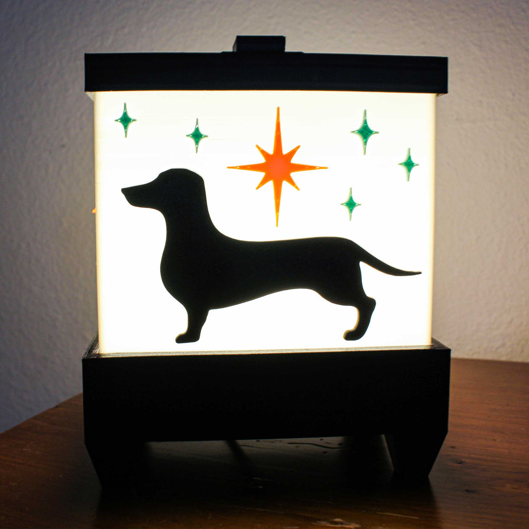 Atomic Dachshund Lamp