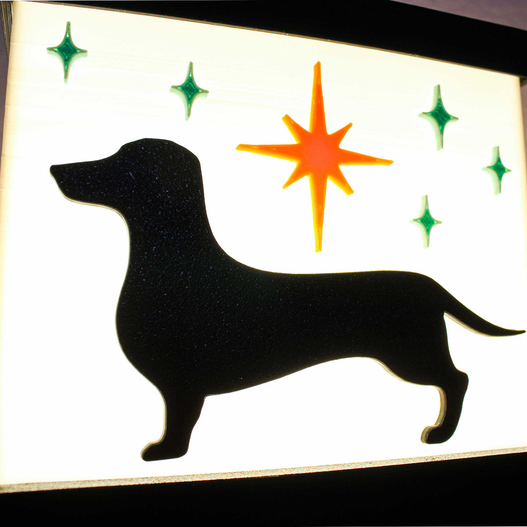 Atomic Dachshund Lamp