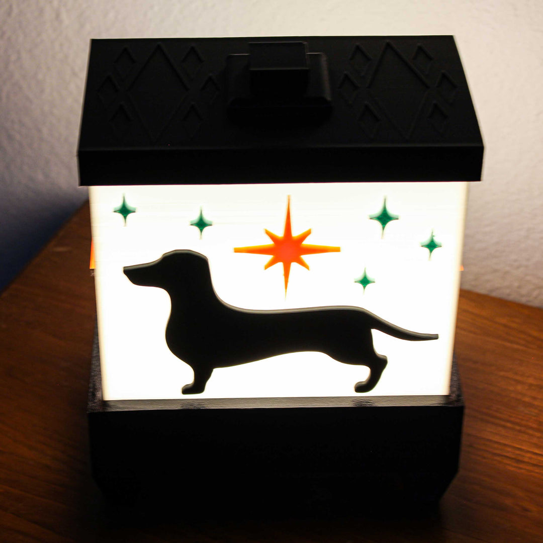 Atomic Dachshund Lamp