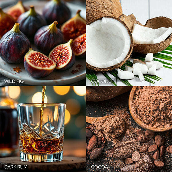 Dark Rum Pistachio Fig Candle