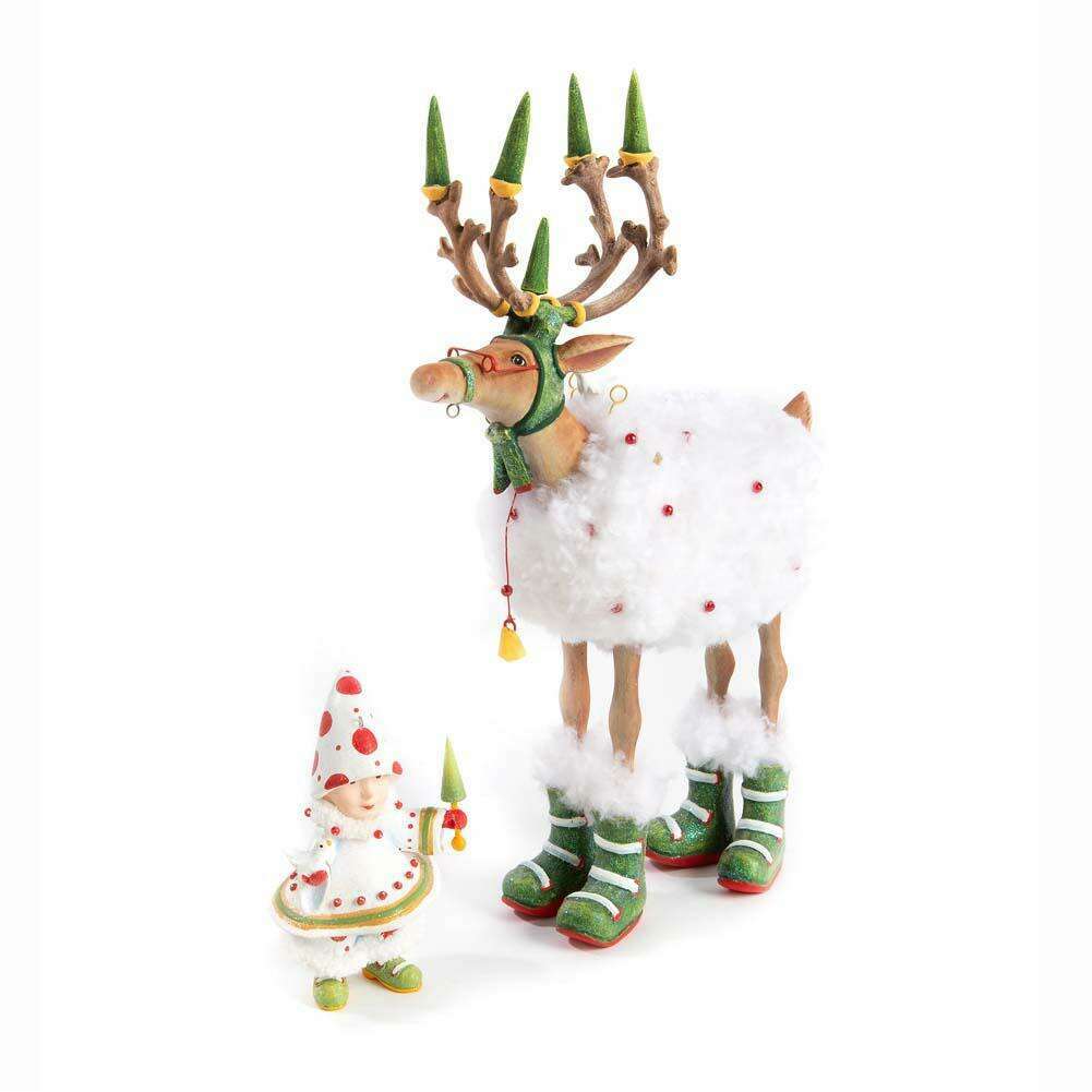 Dash Away Blitzen Reindeer Figure by Patience Brewster - Quirks!