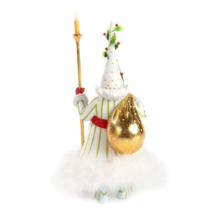 Dash Away Candlelight Santa Figure by Patience Brewster - Quirks!