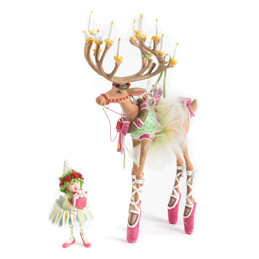 Dash Away Dancer Reindeer Figure by Patience Brewster - Quirks!