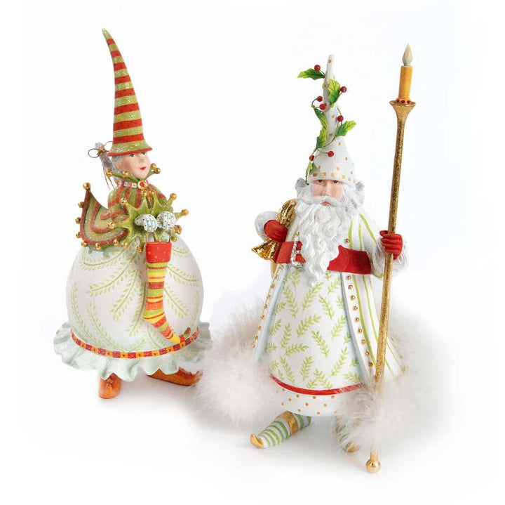 Dash Away Mrs. Santa Figure by Patience Brewster - Quirks!