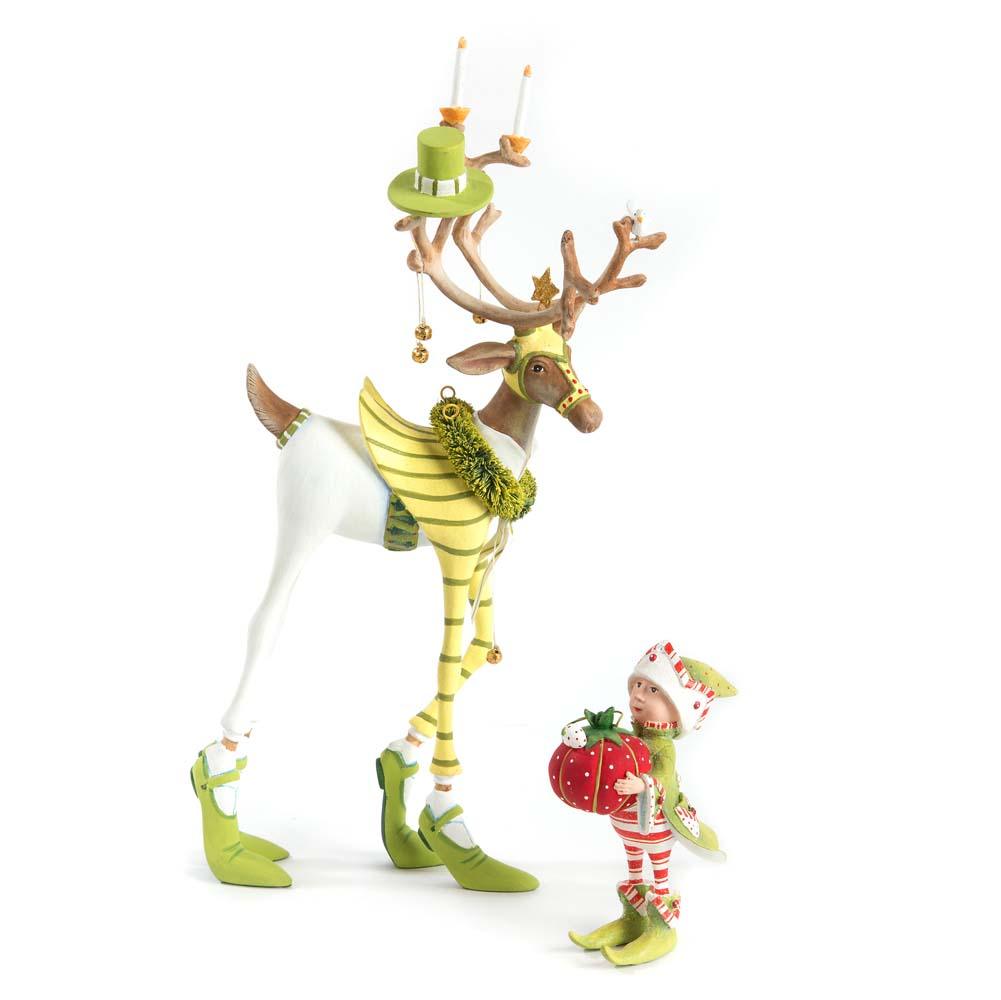 Dash Away Prancer Reindeer Figure by Patience Brewster - Quirks!